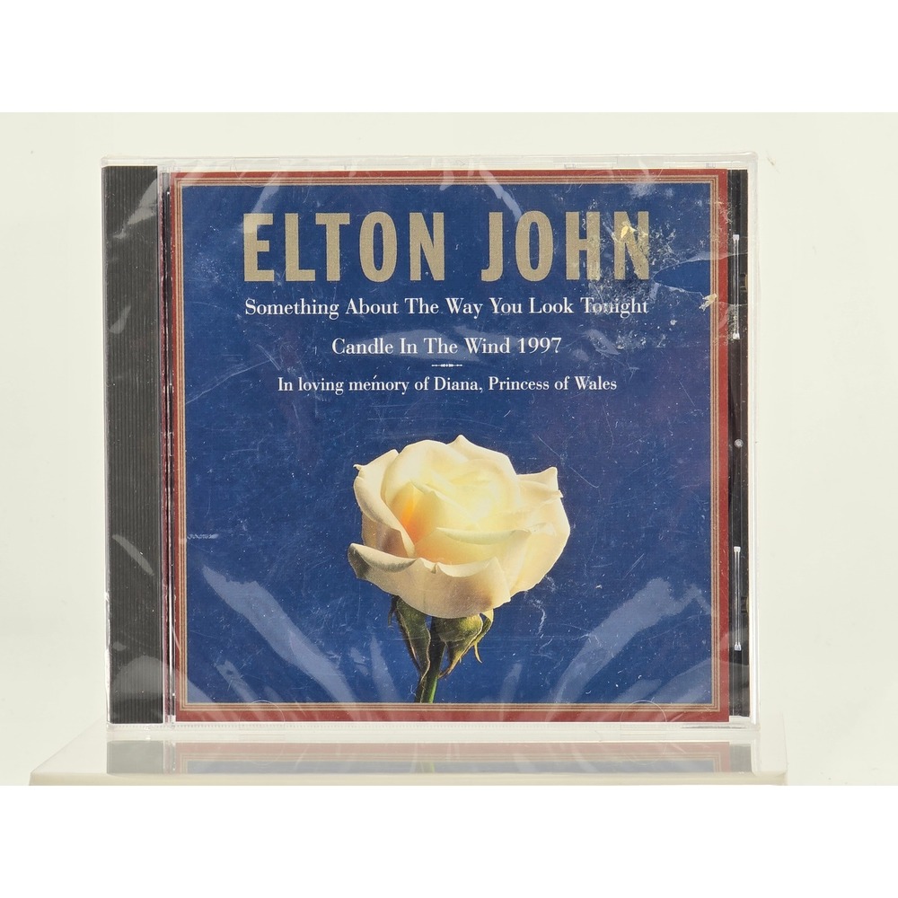 Elton John Candle In The Wind 1997 CD Single Blue Tribute - New